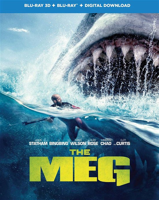 Cover for Meg · The Meg 3D + 2D (Blu-ray) (2018)