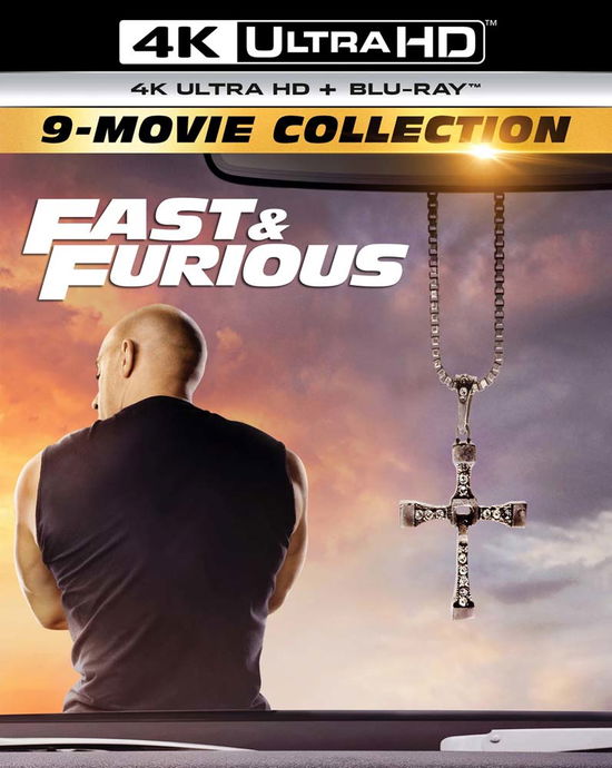 Cover for Fast &amp; the Furious 1-9 (4K UHD Blu-ray) (2021)