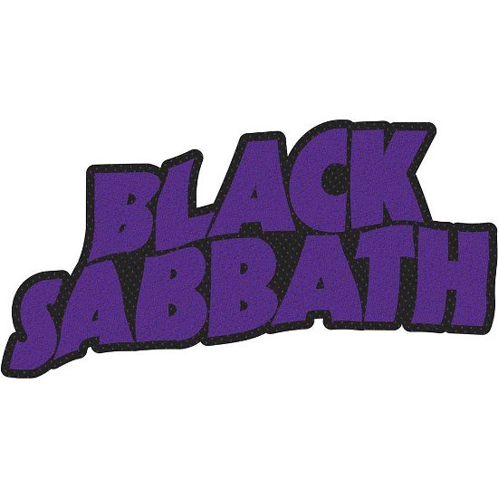 Cover for Black Sabbath · Black Sabbath Standard Woven Patch: Logo Cut Out (Retail Pack) (Patch) (2022)