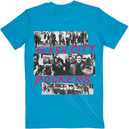Cover for Clash - The · The Clash Unisex T-Shirt: City Rockers (T-shirt) [size S] [Blue - Unisex edition]