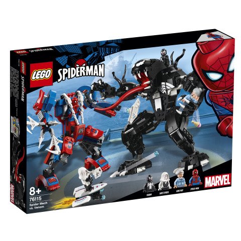 LEGO Super Heroes Spider Mech Vs. Venom 76115 - Lego - Gadżety - Lego - 5702016368888 - 7 lutego 2019