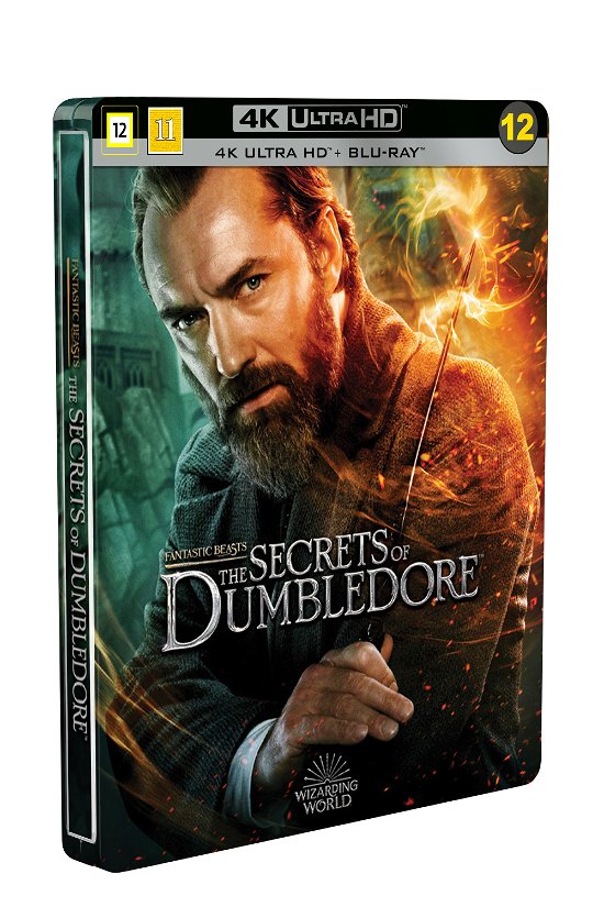 Cover for Fantastic Beasts: The Secrets of Dumbledore (Steelbook) (4K Ultra HD/BD) [Steelbook edition] (2022)