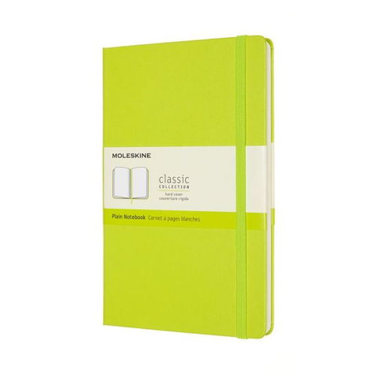 Cover for Moleskine Large Plain Hardcover Notebook: Lemon Green (Book) (2020)