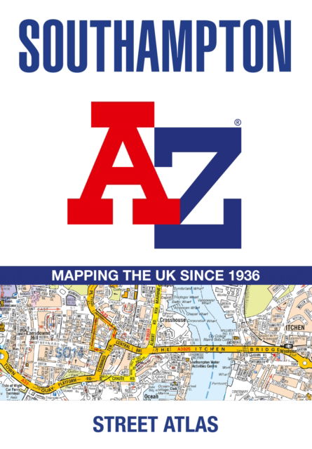 Southampton A-Z Street Atlas - A-Z Maps - Kirjat - HarperCollins Publishers - 9780008730888 - torstai 22. toukokuuta 2025