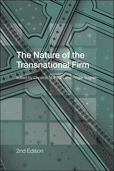 Cover for C Pitelis · The Nature of the Transnational Firm (Paperback Bog) (2000)