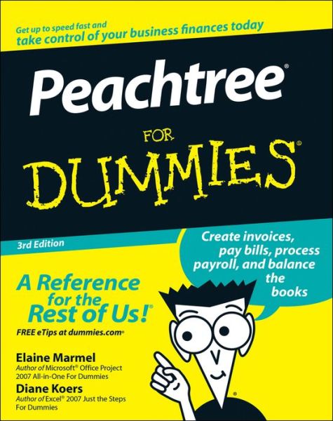 Cover for Marmel, Elaine (Tampa, FL, Marmel Enterprises, Inc.) · Peachtree For Dummies (Paperback Book) (2007)