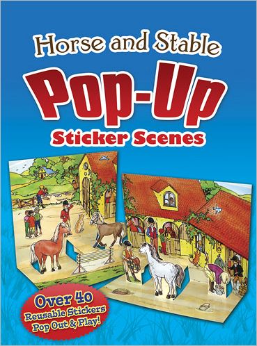 Cover for Barbara Steadman · Horse and Stable Popup Sticker Scenes - Dover Sticker Books (Paperback Book) (2012)