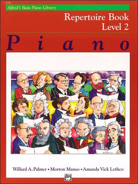 Cover for Palmer, Manus &amp; Leth · Alfreds Basic Piano Repertoire Lvl 2 (Paperback Book) [2 Revised edition] (1991)