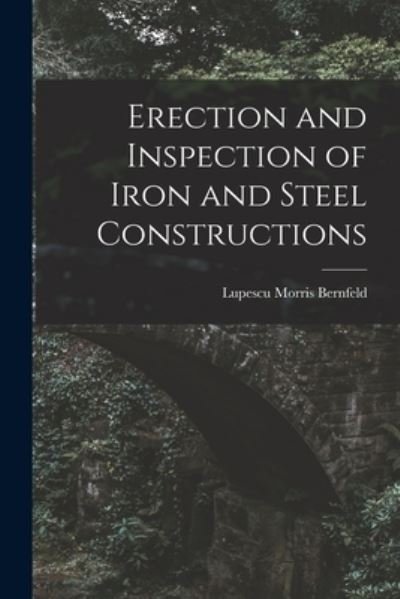 Cover for Lupescu Morris Bernfeld · Erection and Inspection of Iron and Steel Constructions (Bog) (2022)