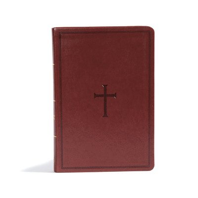 Cover for CSB Bibles by Holman · CSB Giant Print Reference Bible, Brown LeatherTouch, Indexed (Imitation Leather Bo) (2017)