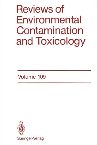 Cover for George W. Ware · Reviews of Environmental Contamination and Toxicology: Continuation of Residue Reviews - Reviews of Environmental Contamination and Toxicology (Paperback Bog) [Softcover reprint of the original 1st ed. 1989 edition] (2012)
