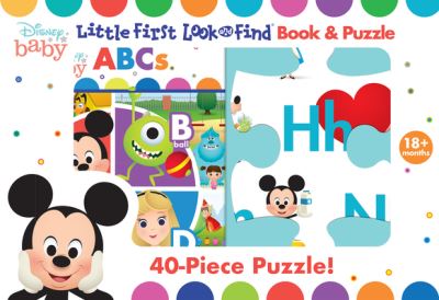 Cover for Editors of Phoenix International Publications · Disney Baby Mickey Mouse, Minnie, Princess, and More! - Little First Look and Find Activity Book and Puzzle Set - PI Kids (Kartongbok) (2020)