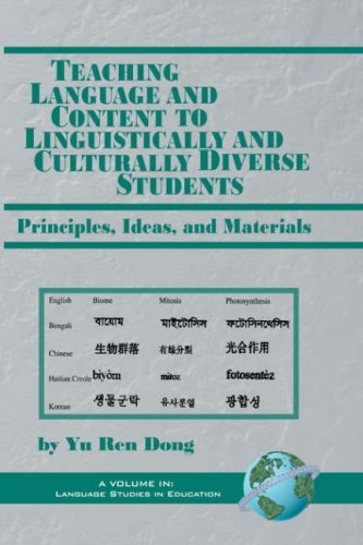 Cover for Yu Ren Dong · Teaching Language and Content to Linguistically and Culturally Diverse Students: Principles, Ideas, and Materials (Language Studies in Education) (Paperback Bog) (2000)