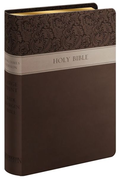 Cover for Hendrickson · KJV Wide Margin Bible (Leather Book) [Large type / large print edition] (2013)