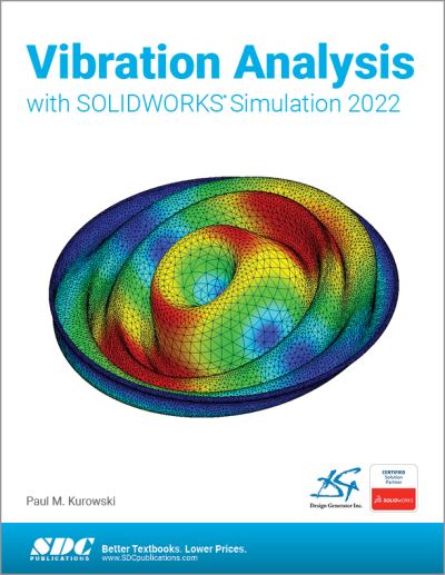 Cover for Paul Kurowski · Vibration Analysis with SOLIDWORKS Simulation 2022 (Paperback Book) (2022)