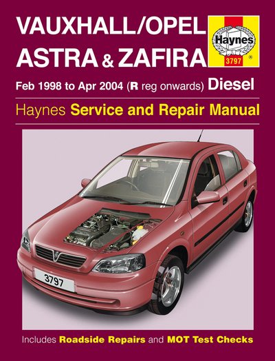 Cover for Haynes Publishing · Vauxhall / Opel Astra &amp; Zafira Diesel (Feb 98 - Apr 04) Haynes Repair Manual (Paperback Bog) (2015)