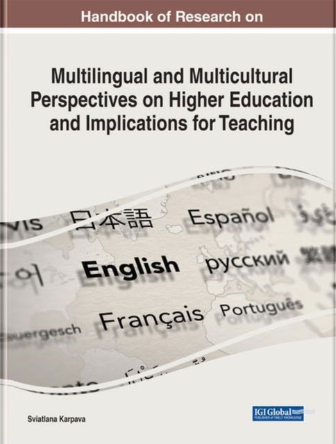 Cover for Karpava · Handbook of Research on Multilingual and Multicultural Perspectives on Higher Education and Implications for Teaching - e-Book Collection - Copyright 2022 (Innbunden bok) (2022)