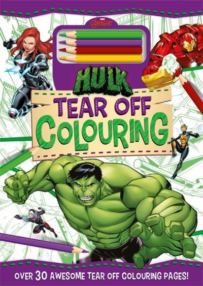 Marvel Avengers Hulk: Tear Off Colouring - Marvel Entertainment International Ltd - Kirjat - Bonnier Books Ltd - 9781803684888 - keskiviikko 31. elokuuta 2022