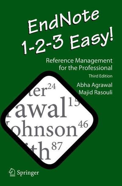 Cover for Abha Agrawal · EndNote 1-2-3 Easy!: Reference Management for the Professional (Paperback Book) [3rd ed. 2019 edition] (2019)