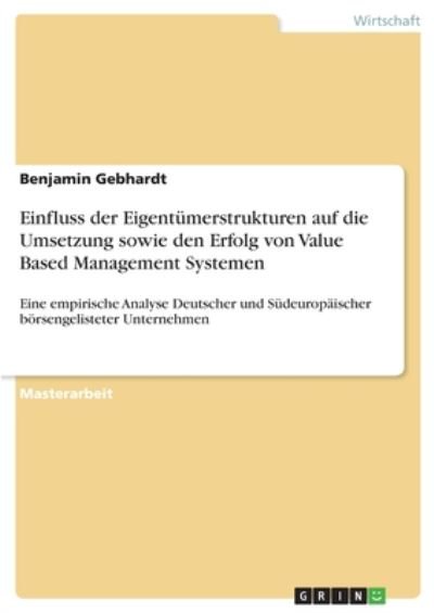 Cover for Gebhardt · Einfluss der Eigentümerstruktu (Buch)