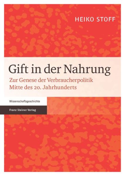 Cover for Stoff · Gift in der Nahrung (Book) (2015)