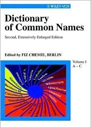 Cover for Berlin · Chemistry: Dictionary of Common Names / Trivialnamen-Handbuch, 2nd Revised and Enlarge (Innbunden bok) (2001)