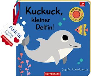 Cover for Ingela Arrhenius · Mein Filz-Fühlbuch: Kuckuck, kleiner Delfin! (Board book) (2020)