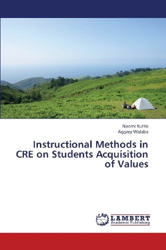 Cover for Aggrey Walaba · Instructional Methods in Cre on Students Acquisition of Values (Taschenbuch) (2013)