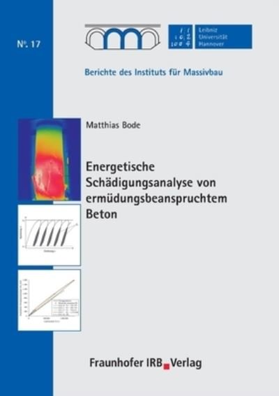 Cover for Bode · Energetische Schädigungsanalyse vo (Buch) (2020)