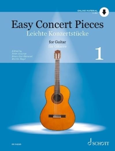 Easy Concert Pieces Guitar, Volume 1 Book with Online Audio - Hal Leonard Corp. - Books - Schott Music Corporation - 9783795727888 - 2023