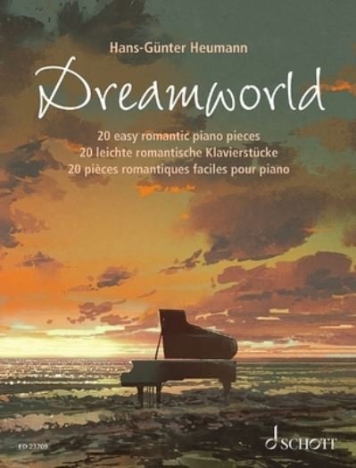 Cover for Dreamworld: 20 Easy Romantic Piano Pieces (Sheet music) (2023)