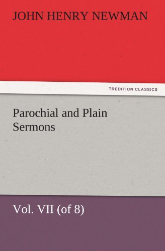 Cover for John Henry Newman · Parochial and Plain Sermons, Vol. Vii (Of 8) (Tredition Classics) (Paperback Book) (2012)