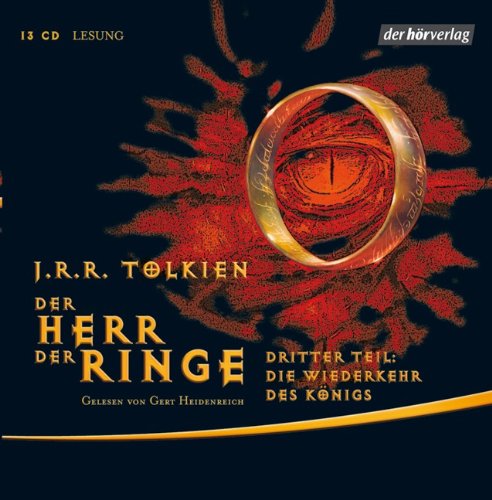 Herr d.Ringe,Wiederkehr,13CD-A. - Tolkien - Kirjat - DER HOERVERLAG - 9783899409888 - keskiviikko 22. toukokuuta 2019