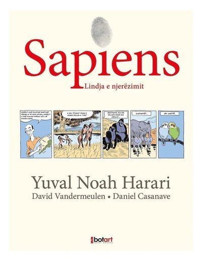 Cover for Yuval Noah Harari · Sapiens: lindja e njerëzimit (Bok) (2020)