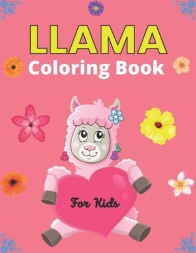 Cover for Srmndm Publications · LLAMA Coloring Book For Kids (Paperback Bog) (2020)