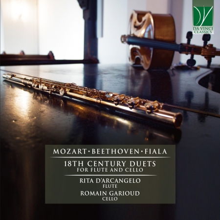 Cover for D'arcangelo,rita / Garioud,romain · Mozart / Beethoven / Fiala: 18th Century Duets for (CD) (2022)