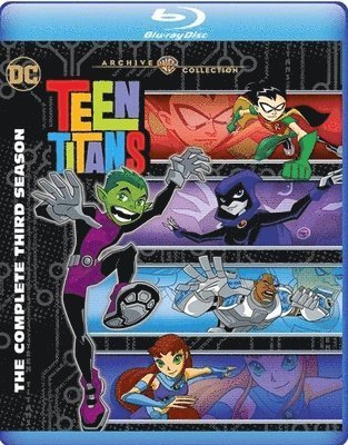 Cover for Teen Titans: Complete Third Season (Blu-ray) (2019)
