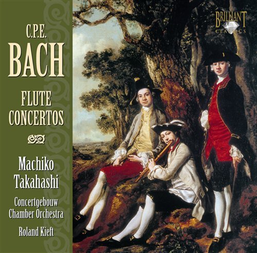 Cover for C.P.E. Bach · Flute Concertos (CD) (2019)