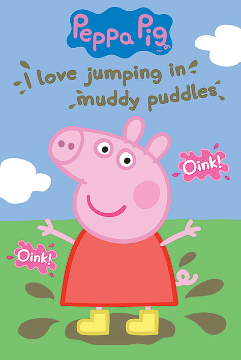 Peppa Pig - Muddy Puddles (Poster Maxi 61X91,5 Cm) - Peppa Pig - Merchandise -  - 5050574339889 - 