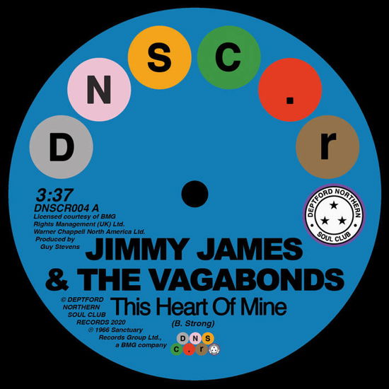 Cover for Jimmy  &amp; The Vagabonds &amp; Sonya James · This Heart Of Mine / Let Love Flow (LP) (2020)