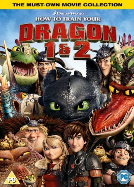 Cover for How To Train Your Dragon 1  2 (DVD) (2024)