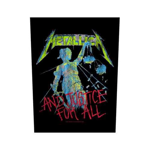 Metallica Back Patch: And Justice for All - Metallica - Produtos - Razamataz - 5055339746889 - 28 de outubro de 2019