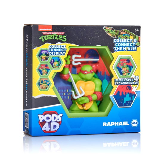 Pod 4D Teenage Mutant Turtles - Raphael - Pod 4d - Livres - GENERAL MERCHANDISE - 5055394026889 - 8 février 2024