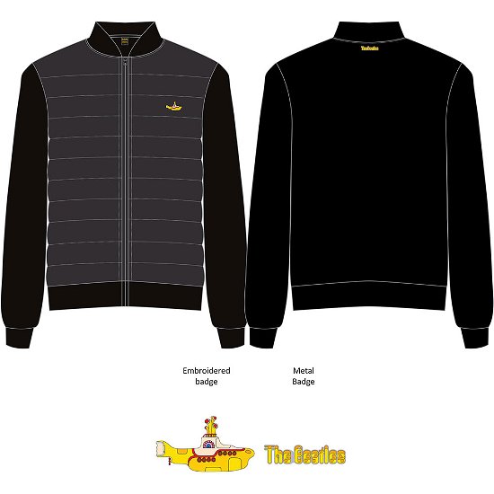 Cover for The Beatles · The Beatles Unisex Quilted Jacket: Yellow Submarine (Klær) [size S] [Black - Unisex edition]