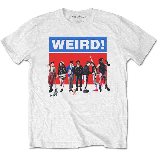 Cover for Yungblud · Yungblud Unisex T-Shirt: Weird (T-shirt) [size L] [White - Unisex edition]