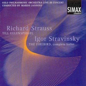 Firebird / Till Eulenspiegels Lustige Streiche - Stravinsky / Strauss / Jansons / Opo - Muziek - SIMAX - 7033662011889 - 3 december 1998