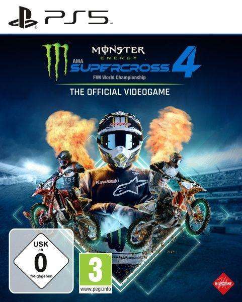 Cover for Monster Energy Supercross · Monster Energy Supercross - The Official Videogame 4 (ps5) Englisch (PS4)