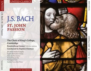 Cover for Cambridge Choir of King's College · Bach - St John Passion (CD) (2013)