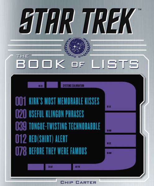 Cover for Chip Carter · Star Trek: The Book of Lists (Hardcover Book) (2017)