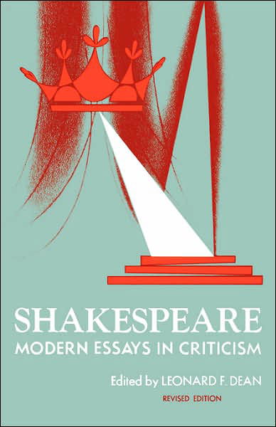 Cover for Shakespeare: Modern Essays in Criticism - Galaxy Books (Paperback Book) (1967)